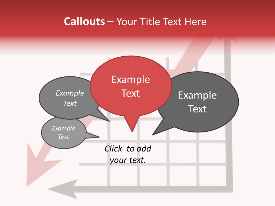 Stock Falling Chart PowerPoint Template
