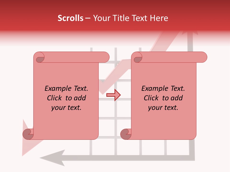Stock Falling Chart PowerPoint Template