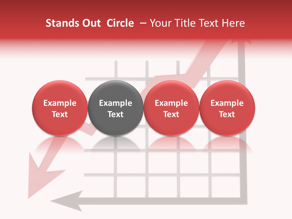 Stock Falling Chart PowerPoint Template