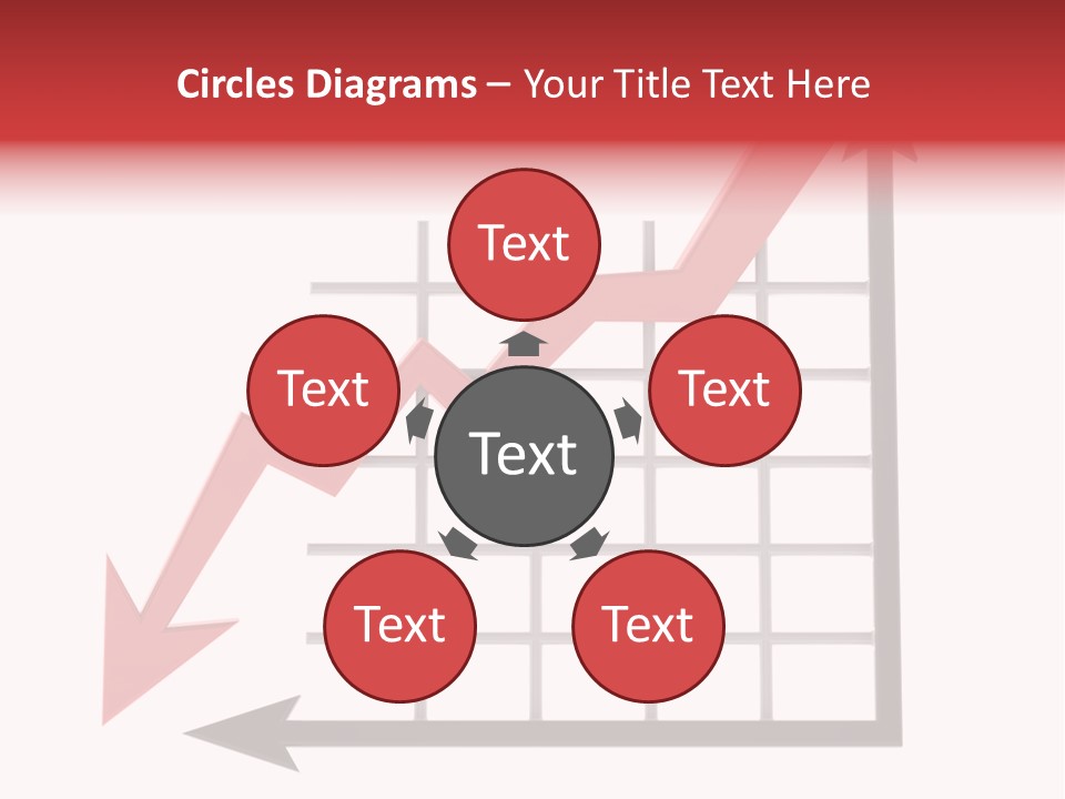 Stock Falling Chart PowerPoint Template