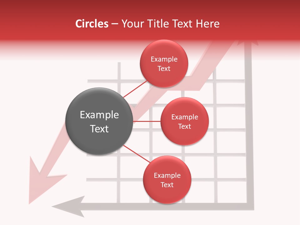 Stock Falling Chart PowerPoint Template