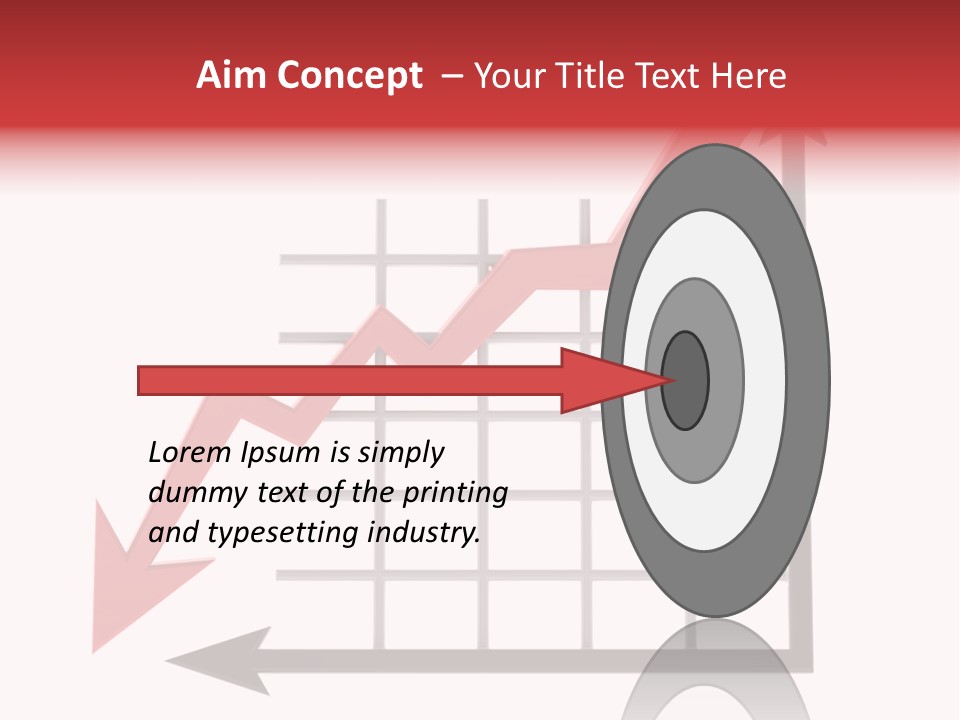 Stock Falling Chart PowerPoint Template