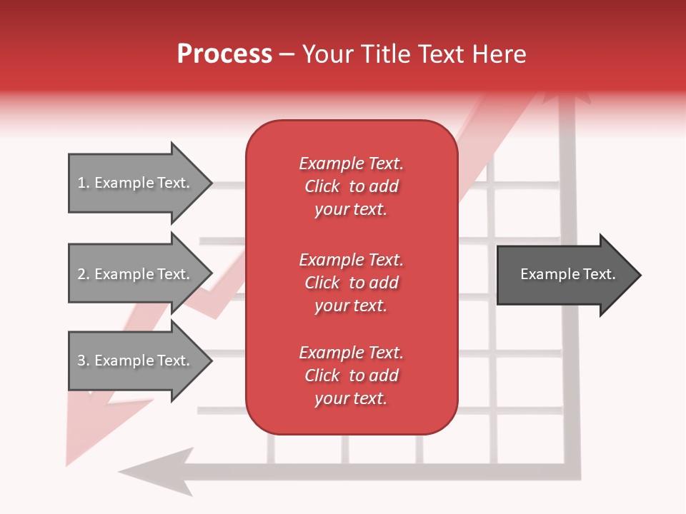 Stock Falling Chart PowerPoint Template