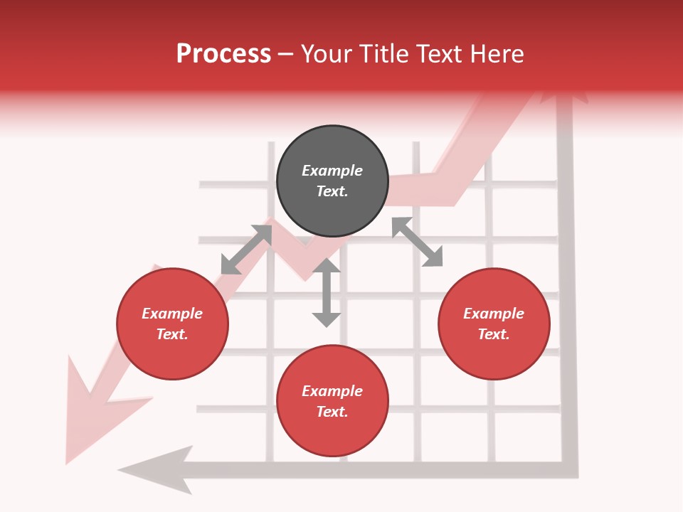 Stock Falling Chart PowerPoint Template
