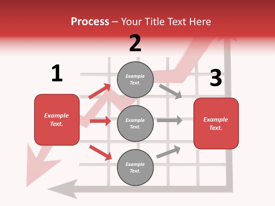 Stock Falling Chart PowerPoint Template
