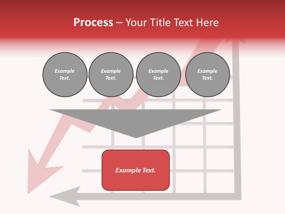 Stock Falling Chart PowerPoint Template