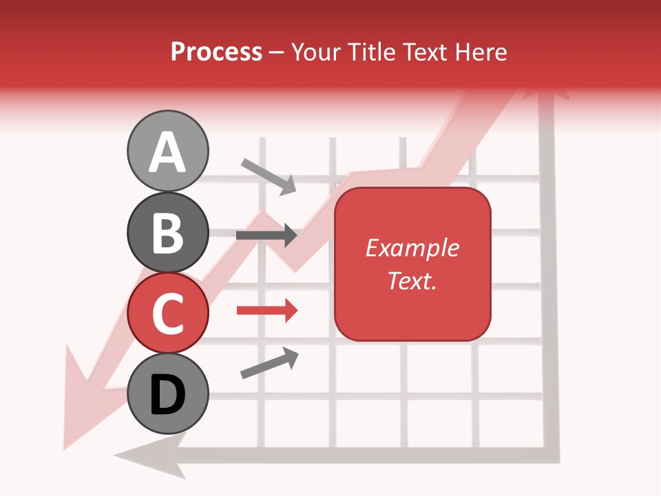 Stock Falling Chart PowerPoint Template