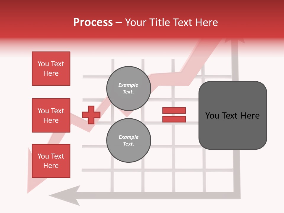 Stock Falling Chart PowerPoint Template