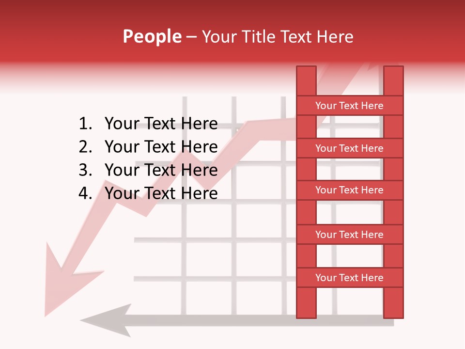 Stock Falling Chart PowerPoint Template