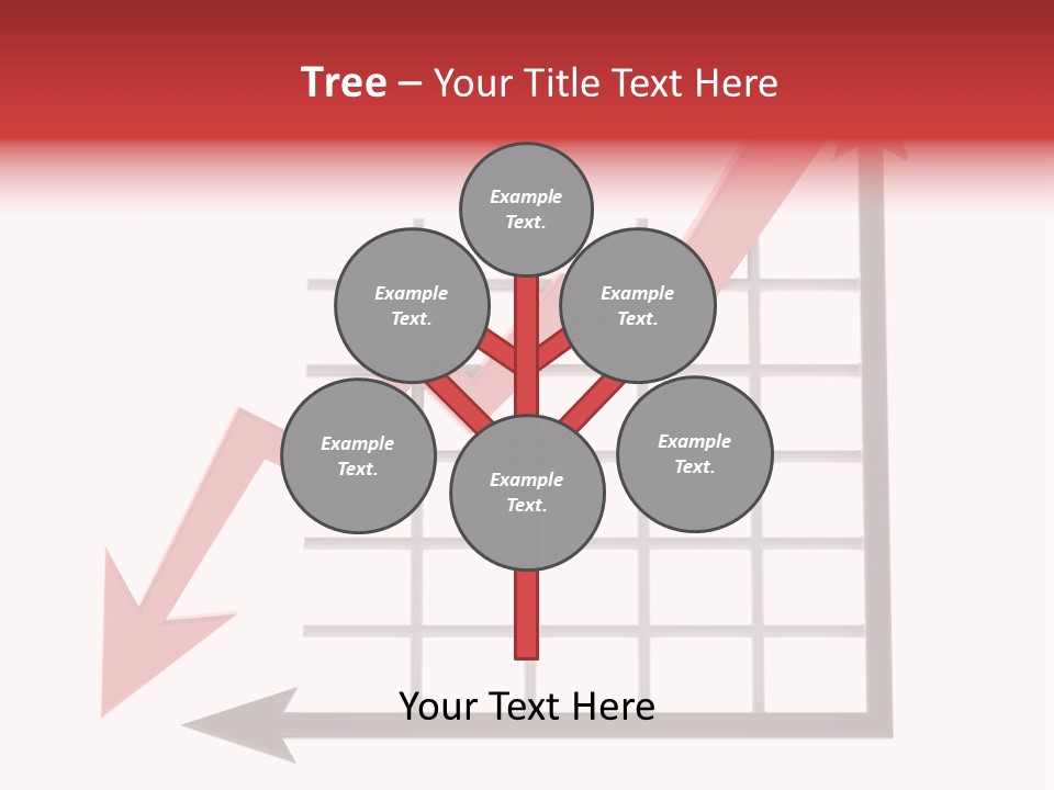 Stock Falling Chart PowerPoint Template