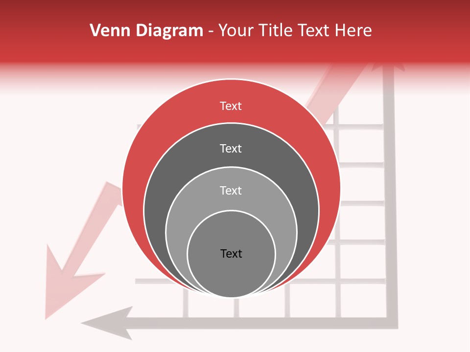 Stock Falling Chart PowerPoint Template