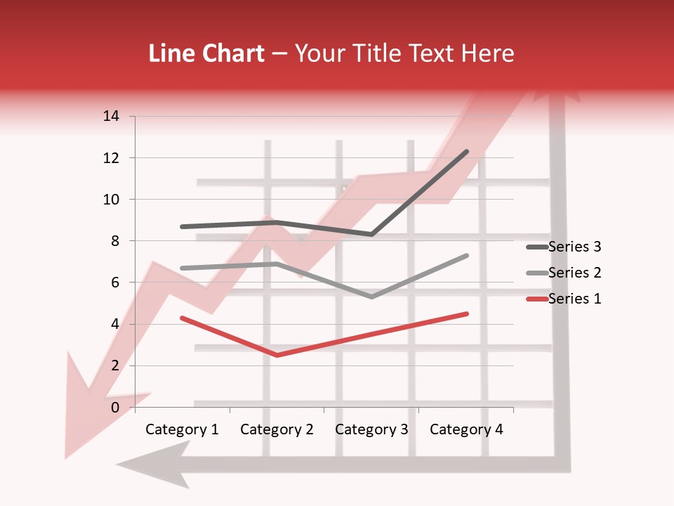 Stock Falling Chart PowerPoint Template