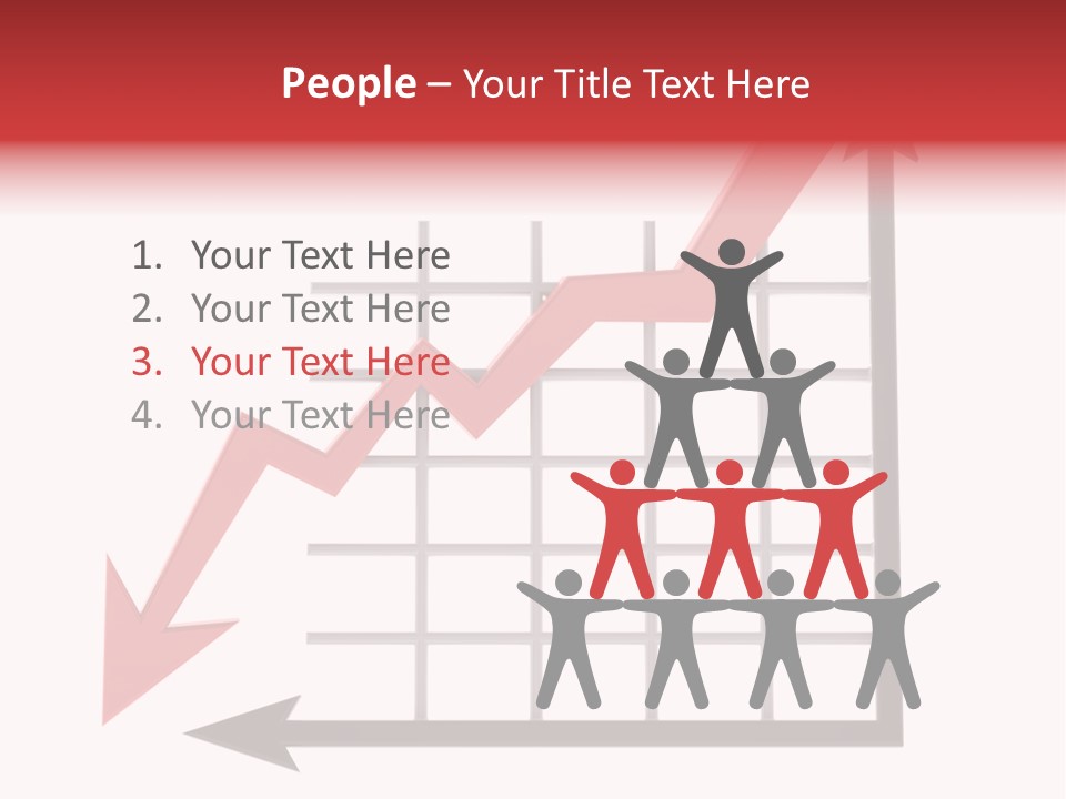 Stock Falling Chart PowerPoint Template