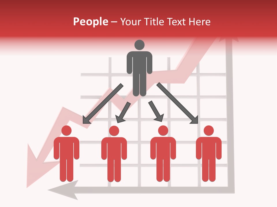 Stock Falling Chart PowerPoint Template