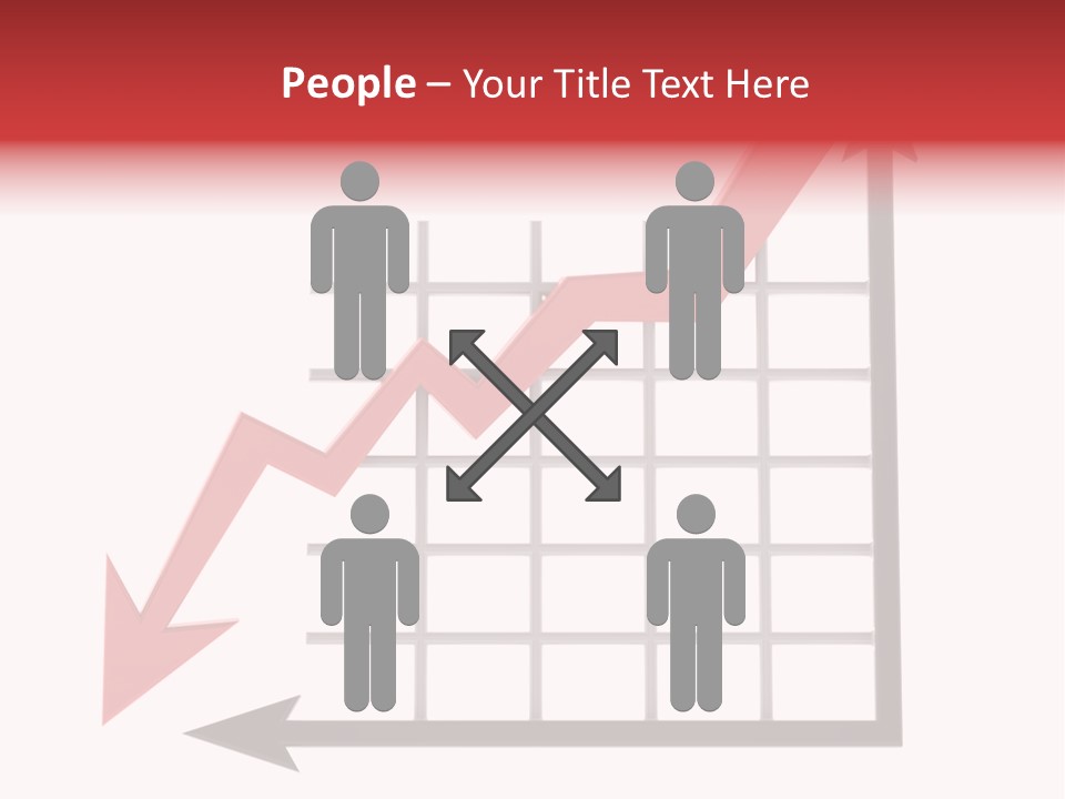 Stock Falling Chart PowerPoint Template