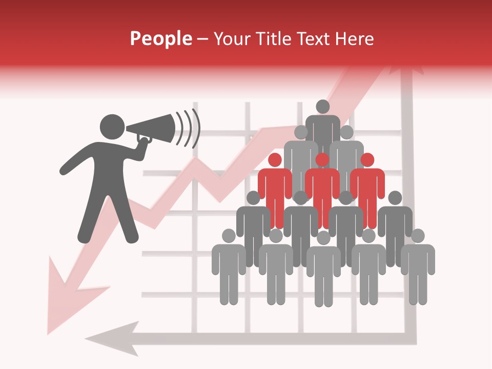 Stock Falling Chart PowerPoint Template