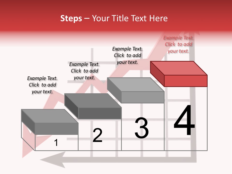 Stock Falling Chart PowerPoint Template