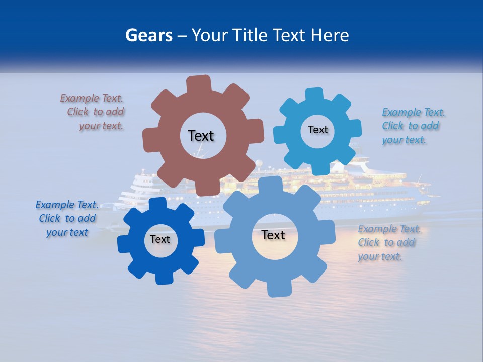 A Cruise Ship PowerPoint Template