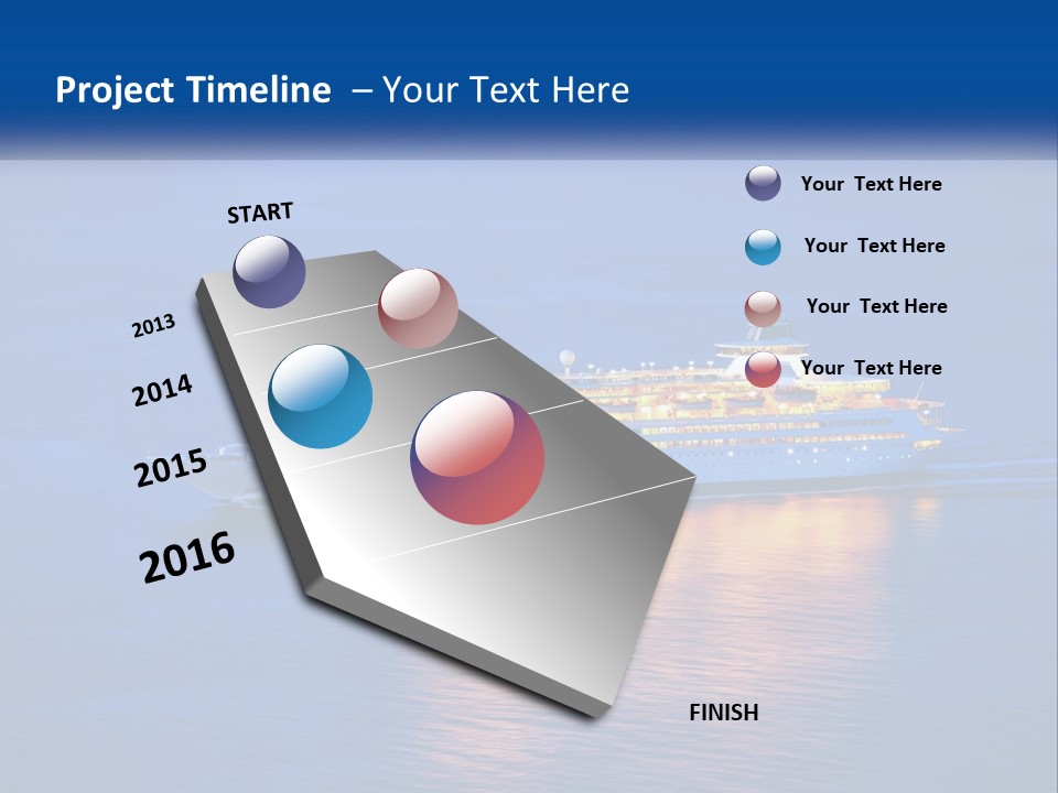 A Cruise Ship PowerPoint Template