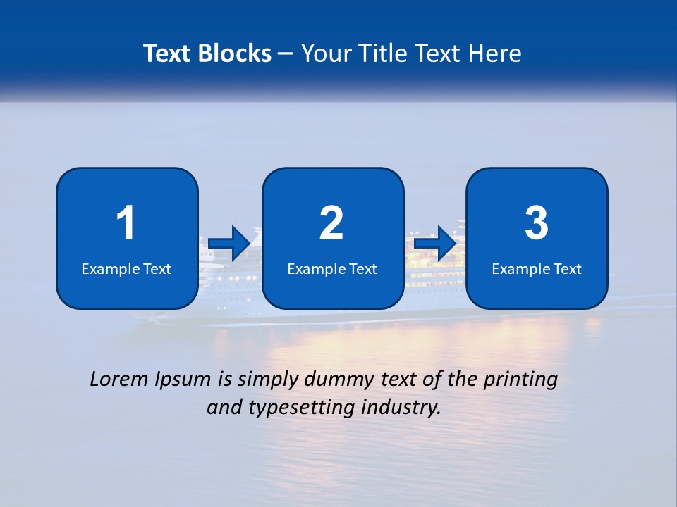 A Cruise Ship PowerPoint Template