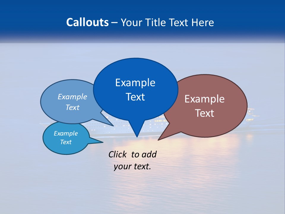 A Cruise Ship PowerPoint Template