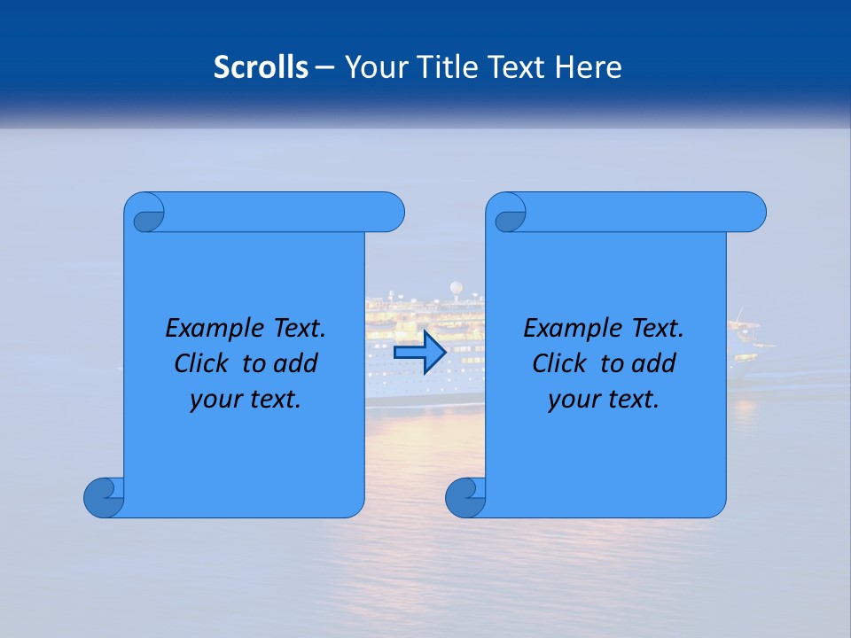 A Cruise Ship PowerPoint Template