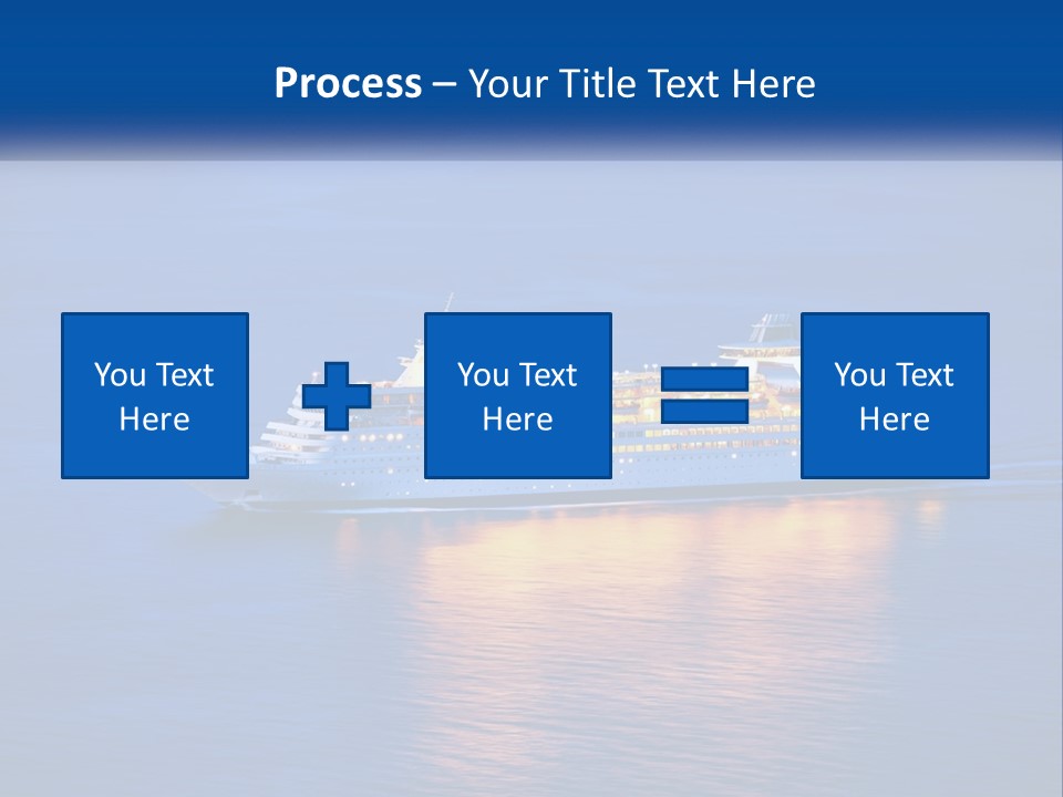 A Cruise Ship PowerPoint Template