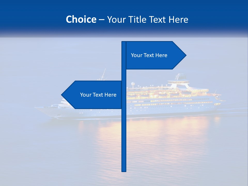 A Cruise Ship PowerPoint Template