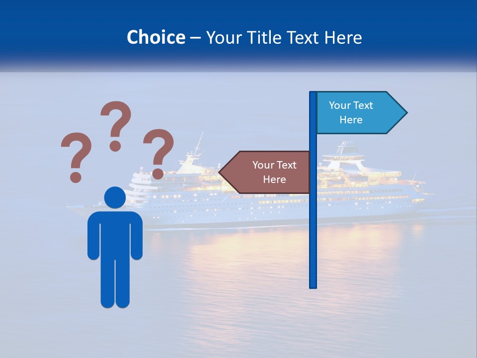 A Cruise Ship PowerPoint Template