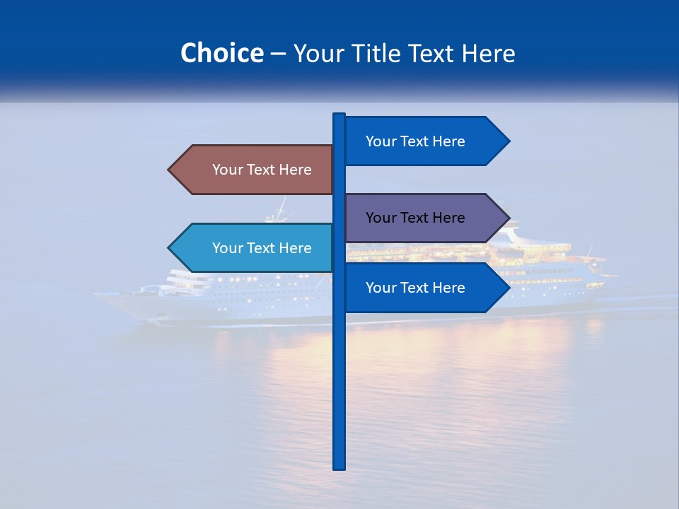 A Cruise Ship PowerPoint Template