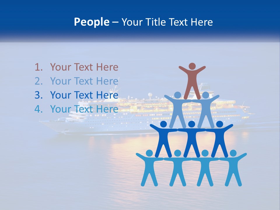 A Cruise Ship PowerPoint Template