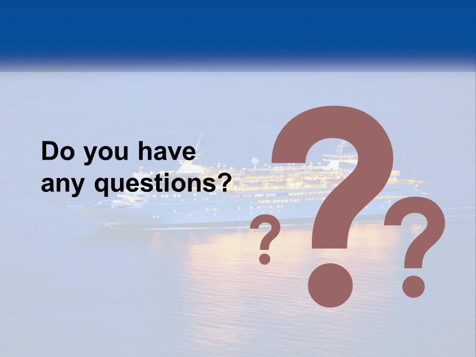 A Cruise Ship PowerPoint Template