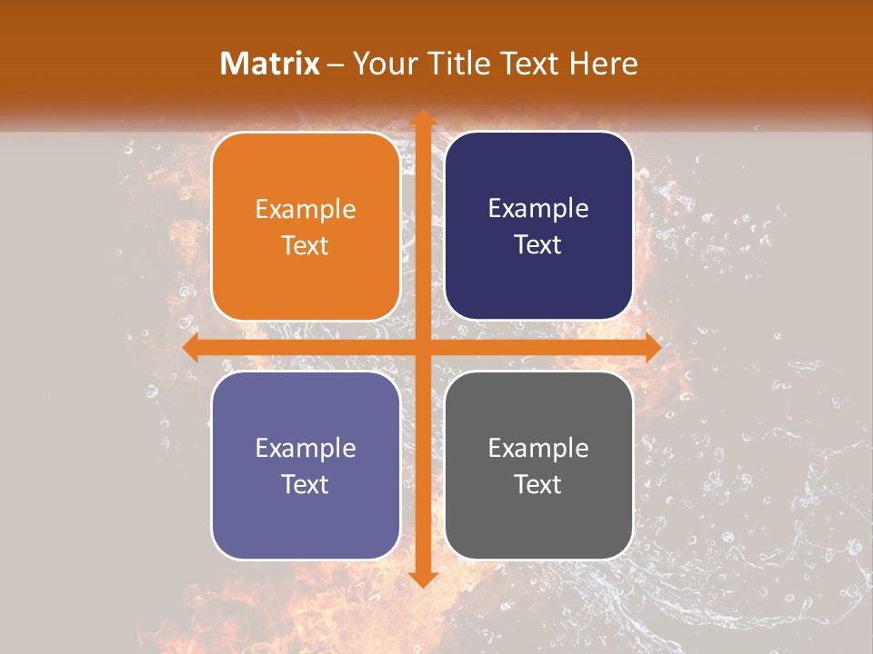 Fire And Water PowerPoint Template
