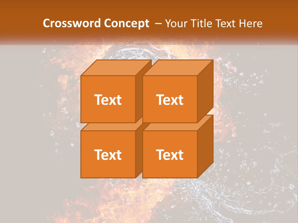 Fire And Water PowerPoint Template