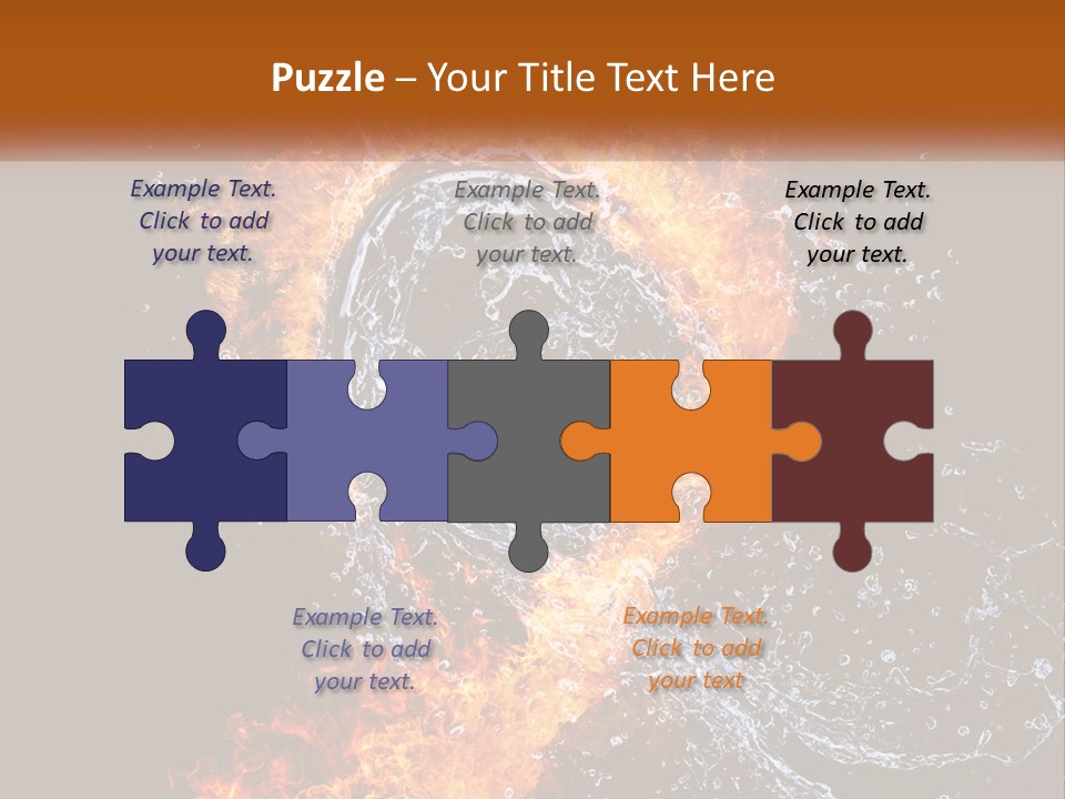 Fire And Water PowerPoint Template