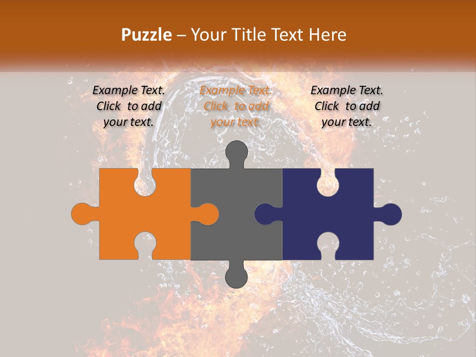 Fire And Water PowerPoint Template