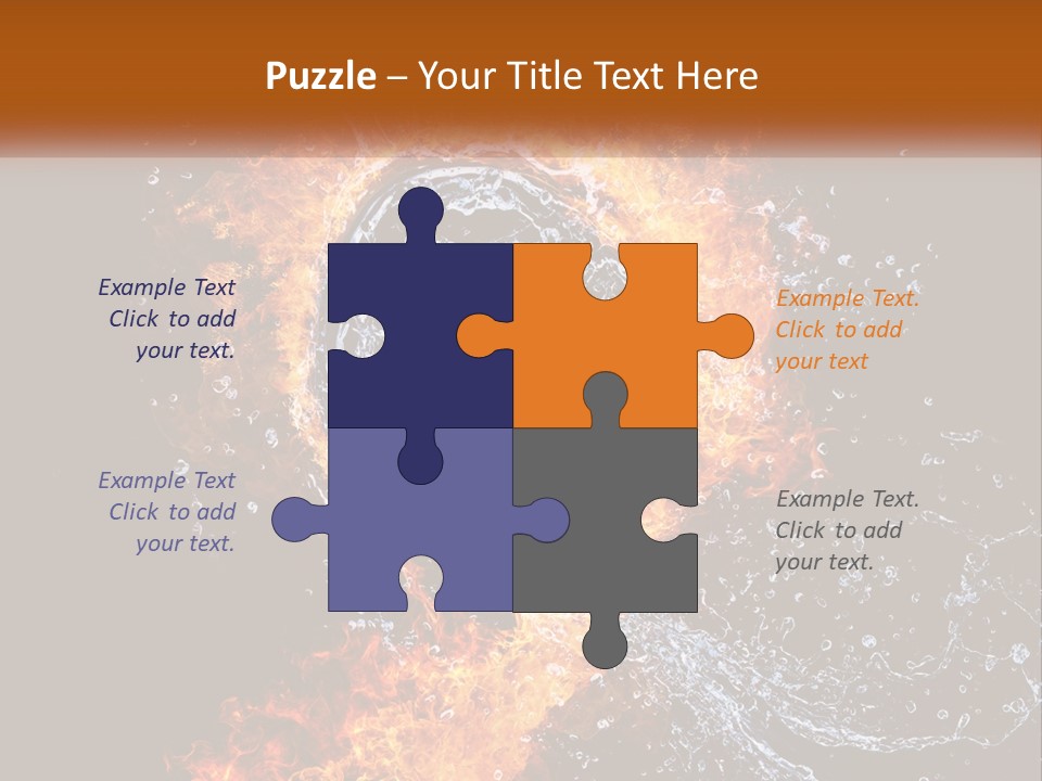 Fire And Water PowerPoint Template