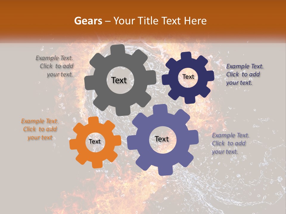 Fire And Water PowerPoint Template