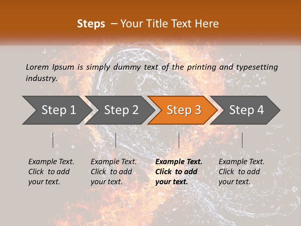 Fire And Water PowerPoint Template
