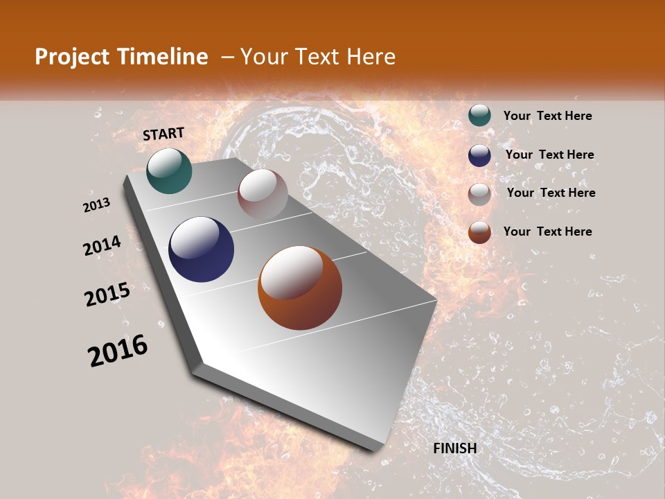 Fire And Water PowerPoint Template