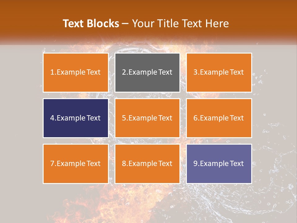 Fire And Water PowerPoint Template