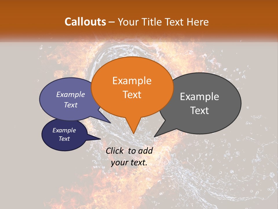 Fire And Water PowerPoint Template