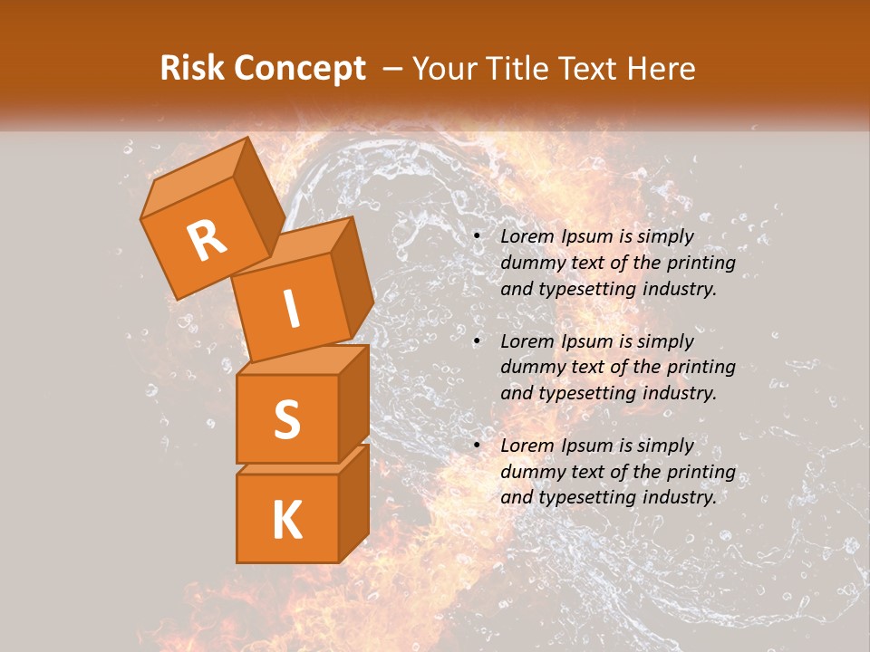 Fire And Water PowerPoint Template