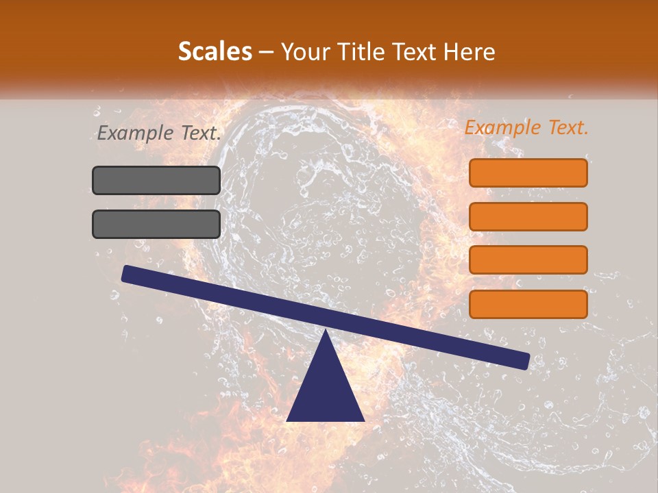 Fire And Water PowerPoint Template