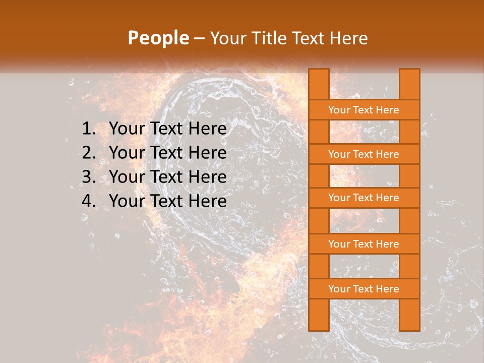 Fire And Water PowerPoint Template