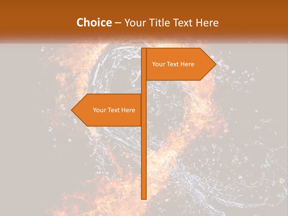 Fire And Water PowerPoint Template