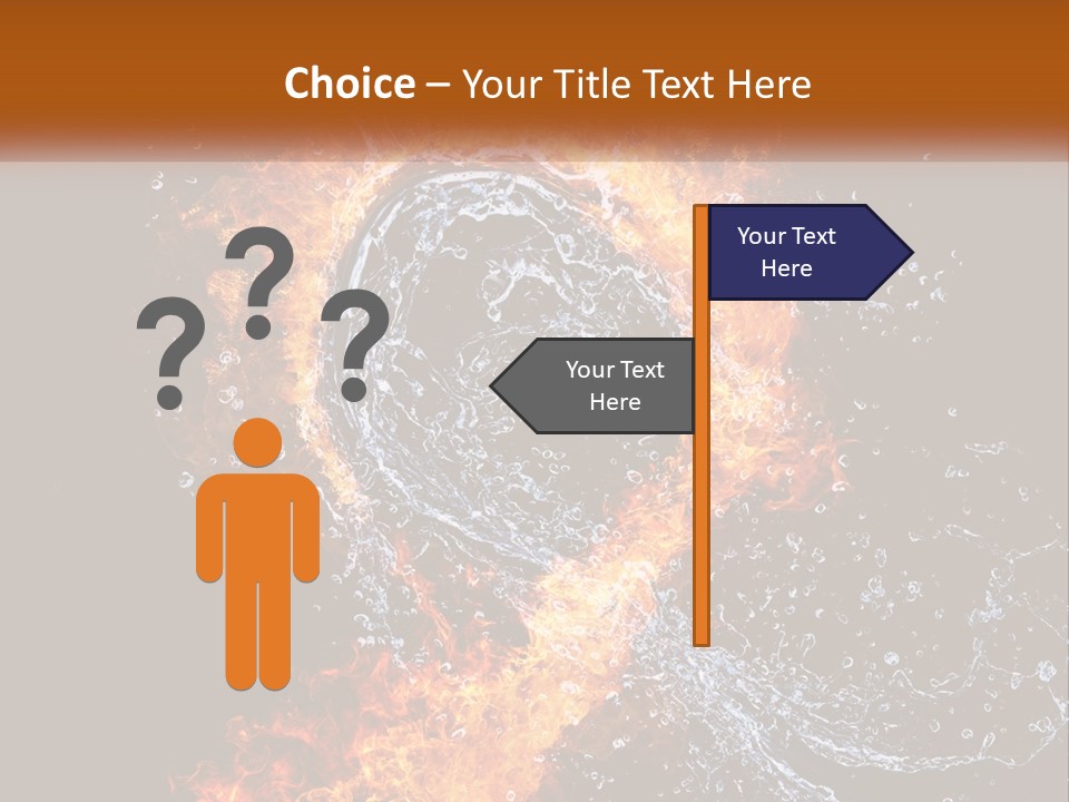 Fire And Water PowerPoint Template