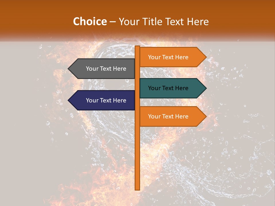Fire And Water PowerPoint Template