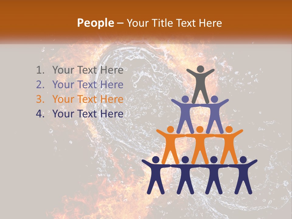 Fire And Water PowerPoint Template
