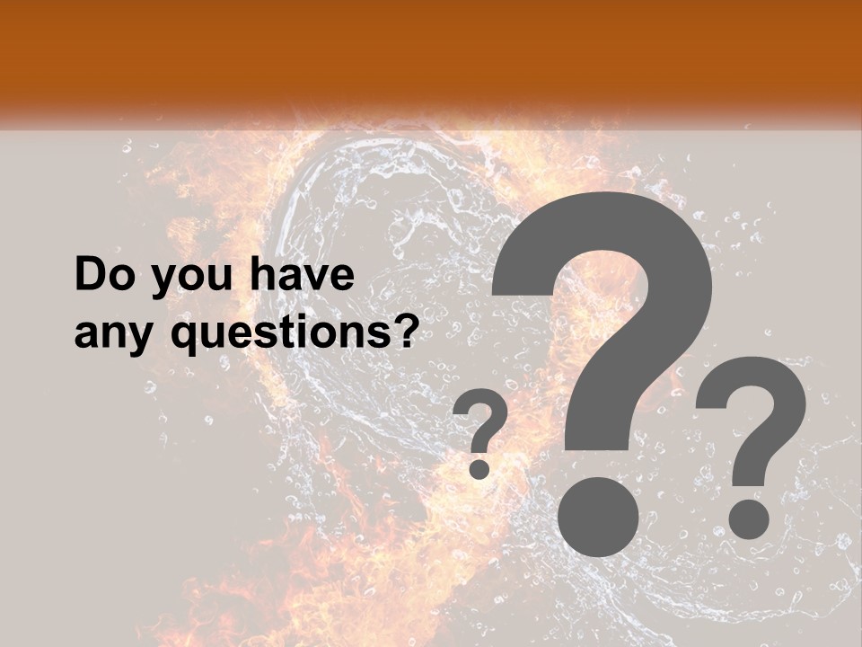 Fire And Water PowerPoint Template